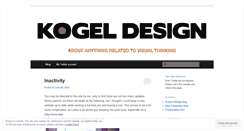 Desktop Screenshot of kogeldesign.wordpress.com