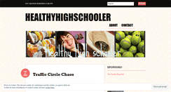 Desktop Screenshot of healthyhighschooler.wordpress.com