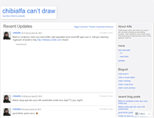 Tablet Screenshot of chibialfa.wordpress.com