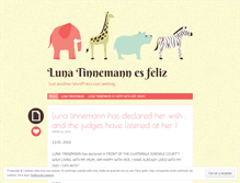 Tablet Screenshot of lunatinnemann.wordpress.com