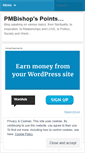 Mobile Screenshot of patrickmiguelbishop.wordpress.com