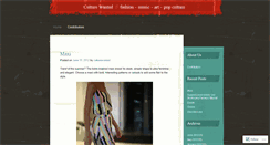 Desktop Screenshot of culturewanted.wordpress.com
