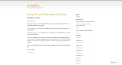 Desktop Screenshot of complicity.wordpress.com