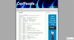 Desktop Screenshot of coolpeopleirc.wordpress.com