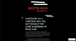 Desktop Screenshot of bigsteve634.wordpress.com