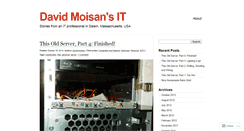 Desktop Screenshot of davidcmoisan.wordpress.com