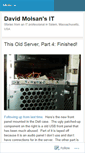 Mobile Screenshot of davidcmoisan.wordpress.com