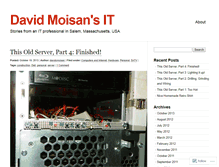 Tablet Screenshot of davidcmoisan.wordpress.com