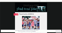 Desktop Screenshot of jihadisnojoke.wordpress.com