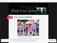 Tablet Screenshot of jihadisnojoke.wordpress.com