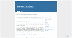 Desktop Screenshot of amasindo.wordpress.com