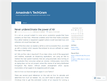 Tablet Screenshot of amasindo.wordpress.com