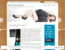 Tablet Screenshot of hayleystobo.wordpress.com