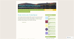 Desktop Screenshot of allegany.wordpress.com