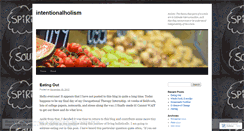 Desktop Screenshot of intentionalholism.wordpress.com