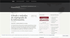 Desktop Screenshot of guardnet.wordpress.com