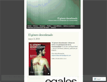 Tablet Screenshot of elgenerodesordenado.wordpress.com