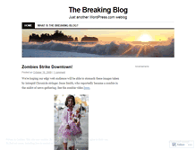 Tablet Screenshot of breakingblog.wordpress.com