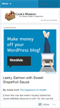 Mobile Screenshot of cooksmission.wordpress.com