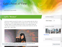 Tablet Screenshot of gabsrants.wordpress.com
