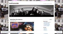 Desktop Screenshot of livefromunder.wordpress.com