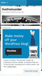 Mobile Screenshot of livefromunder.wordpress.com