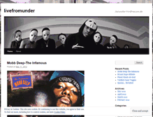 Tablet Screenshot of livefromunder.wordpress.com