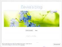 Tablet Screenshot of eevka.wordpress.com