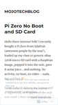 Mobile Screenshot of mojotechblog.wordpress.com