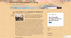 Desktop Screenshot of benchehidamansour.wordpress.com