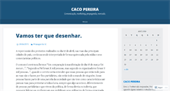 Desktop Screenshot of cacopereira.wordpress.com