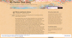 Desktop Screenshot of mydarkerside73.wordpress.com