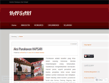 Tablet Screenshot of hapsarisumut.wordpress.com
