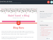 Tablet Screenshot of coretanyanti.wordpress.com