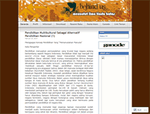 Tablet Screenshot of behindus.wordpress.com