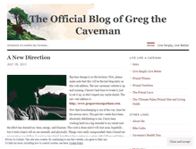 Tablet Screenshot of gregparham.wordpress.com