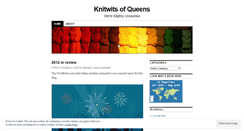 Desktop Screenshot of oitqknitwits.wordpress.com