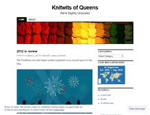Tablet Screenshot of oitqknitwits.wordpress.com