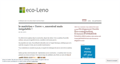 Desktop Screenshot of ecoleno.wordpress.com