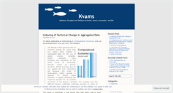 Desktop Screenshot of kvams.wordpress.com