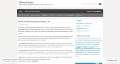 Desktop Screenshot of jeffreybussean.wordpress.com