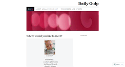 Desktop Screenshot of dailygulp.wordpress.com