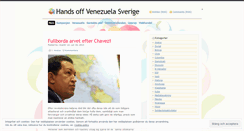 Desktop Screenshot of handsoffvenezuela.wordpress.com