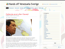 Tablet Screenshot of handsoffvenezuela.wordpress.com