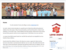 Tablet Screenshot of loveandhopechildrenshome.wordpress.com