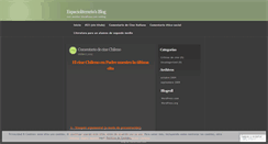 Desktop Screenshot of espacioliterario.wordpress.com