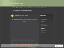 Tablet Screenshot of espacioliterario.wordpress.com