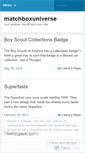 Mobile Screenshot of matchboxuniverse.wordpress.com