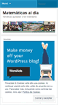 Mobile Screenshot of matematicasaldia.wordpress.com