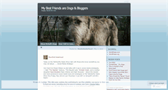 Desktop Screenshot of mybestfriendsaredogsandbloggers.wordpress.com